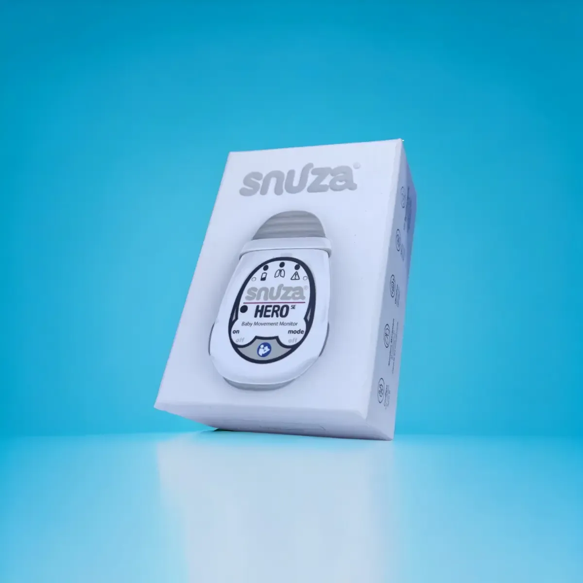 White printed carton for a small electronic device