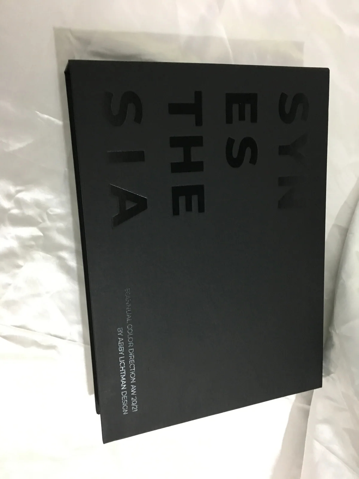 Book-style rigid box, matte black